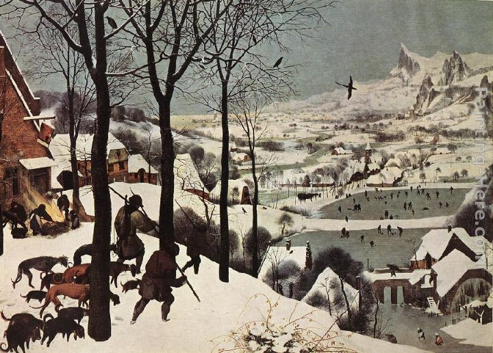 Pieter the Elder Bruegel The Hunters in the Snow (Winter)